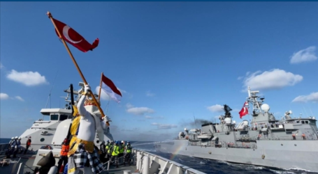 سفن حربية إندونيسية وتركية تجري تدريبات مشتركة في البحر الأبيض المتوسط