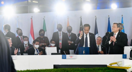 الرئيس جوكووي يلقي كلمة في قمة قادة العالم