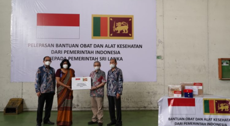 إندونيسيا ترسل ثلاثة أطنان من الأدوية والأجهزة الطبية إلى سريلانكا