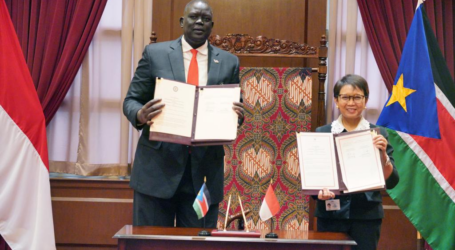 إندونيسيا وجنوب السودان يفتحان العلاقات الدبلوماسية رسميًاإندونيسيا وجنوب السودان يفتحان العلاقات الدبلوماسية رسميًا