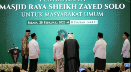 نائب رئيس الدولة يفتتح مسجد الشيخ زايد الكبير