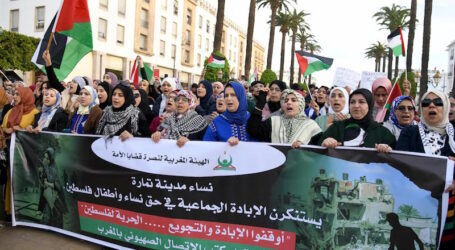 المغرب.. وقفة نسائية تندد بـ”العجز الدولي” لوقف الحرب عن غزة