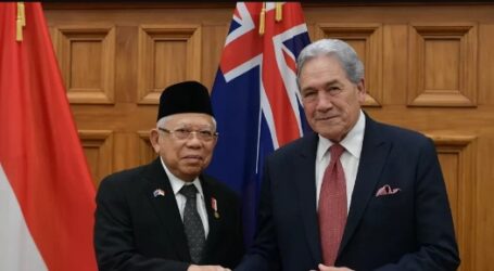 نائب الرئيس الإندونيسي: إندونيسيا ونيوزيلندا تتفقان على دعم وقف إطلاق النار في فلسطين