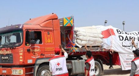 مسؤول: الصليب الأحمر الإندونيسي يسلم 500 خيمة عائلية إلى غزة