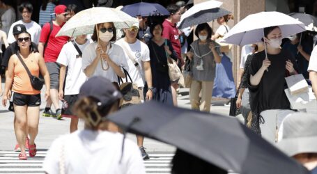 اليابان تشهد مستويات قياسية من درجات الحرارة المرتفعة